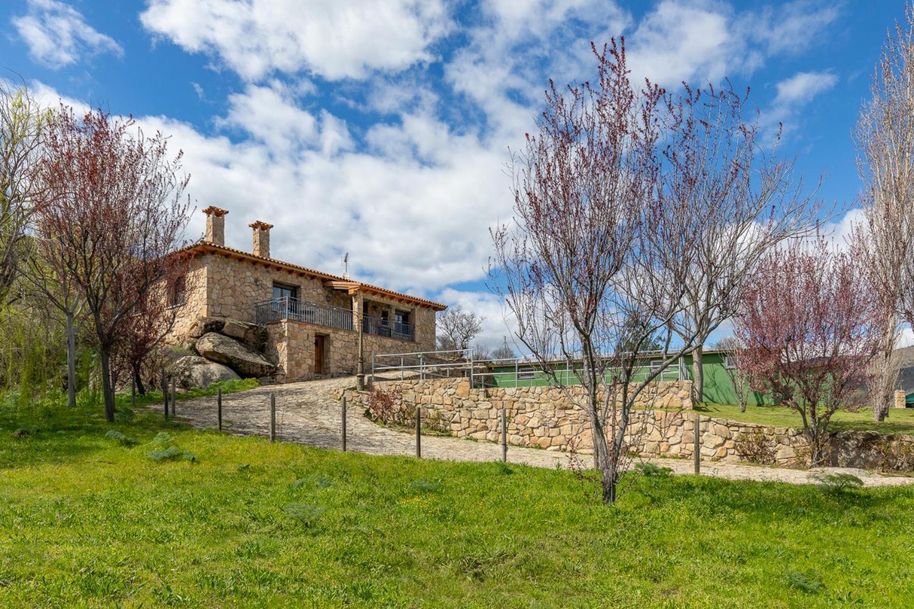 Mansion Con Jacuzzi A 40 Grados, Gran Piscina Y Padel Villa El Tiemblo Exterior foto